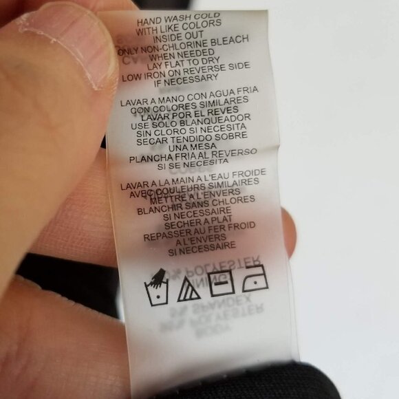 Calvin Klein Black A-Line Silver Studded Shift Cap Sleeve Knee Length Dress Sm - Picture 13 of 14